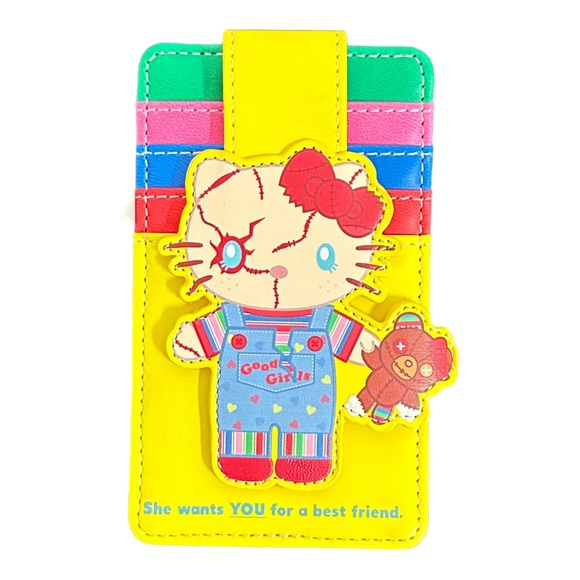 Universal Studios Hello Kitty Chucky Credit Card Holder Wallet - Picture 2 of 3